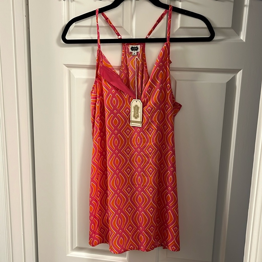 Mudpie pink orange racerback tank